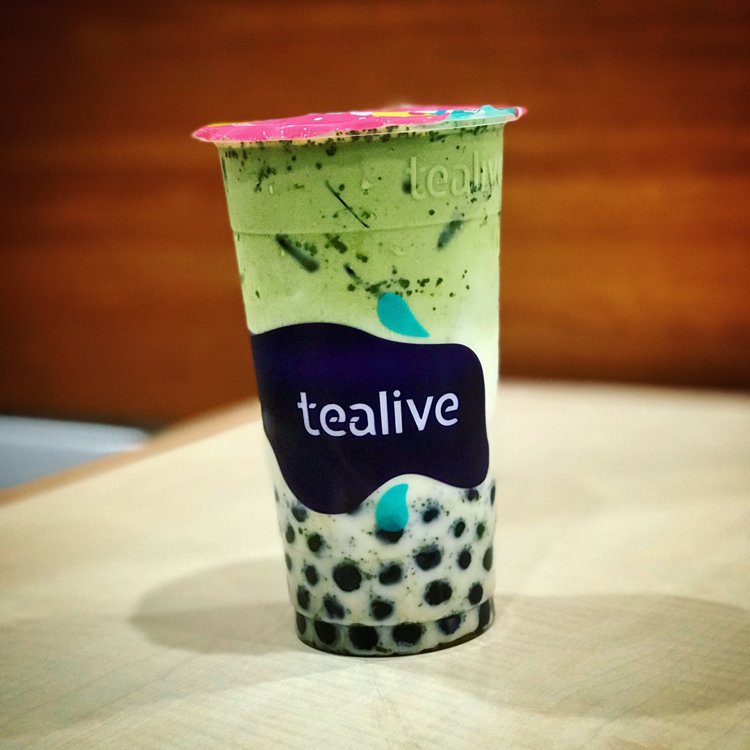 Nishio Matcha With Brown Sugar Warm Pearls Tealive Aeon Bukit Indah