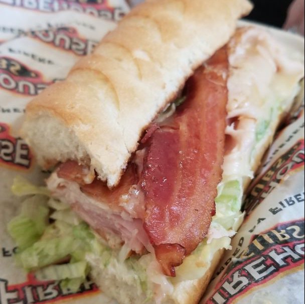 Club on a Sub (I had already eaten half of it!) - Picture of Firehouse  Subs, Tolleson - Tripadvisor