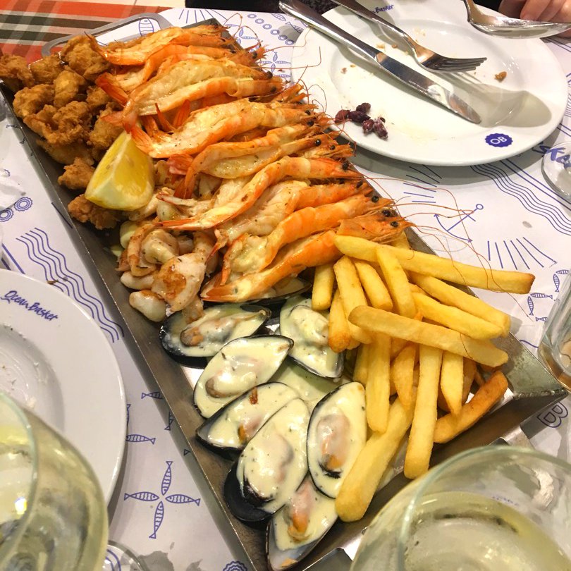 Solemate Platter Ocean Basket On Eaten