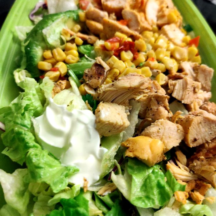 Double Chicken Avocado Salad @ El Pollo Loco on Eaten Double Chicken Avocado Salad @ El Pollo Loco on Eaten