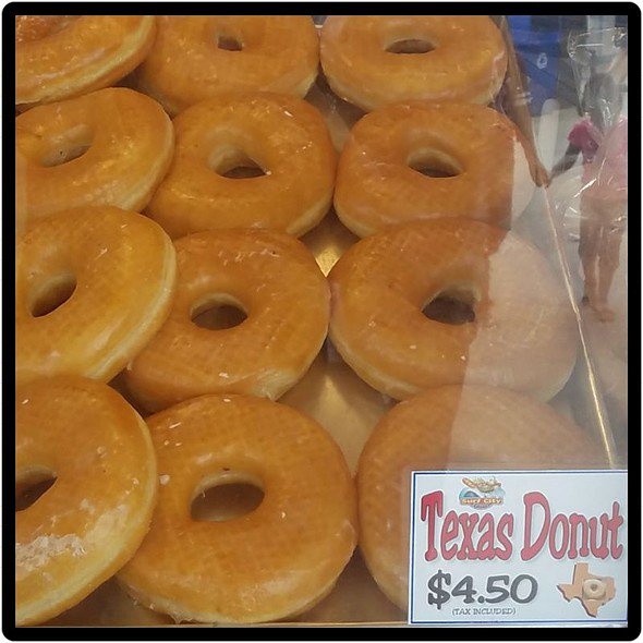 Texas Donut Santa Cruz Beach Boardwalk on Eaten