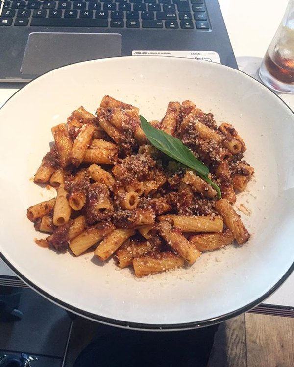 Rigatoni Bolognese @ Pizza Express