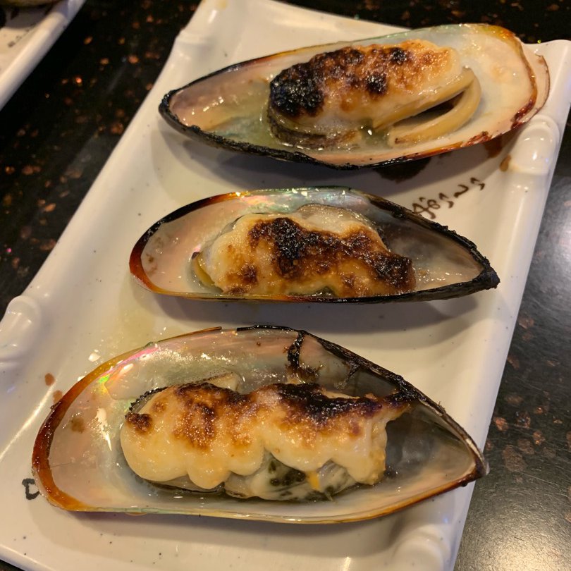 Baked Green Mussels Omega Sushi