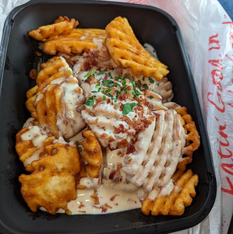 Brew Pub Loaded Waffle Fries @ Applebee's Grill + Bar