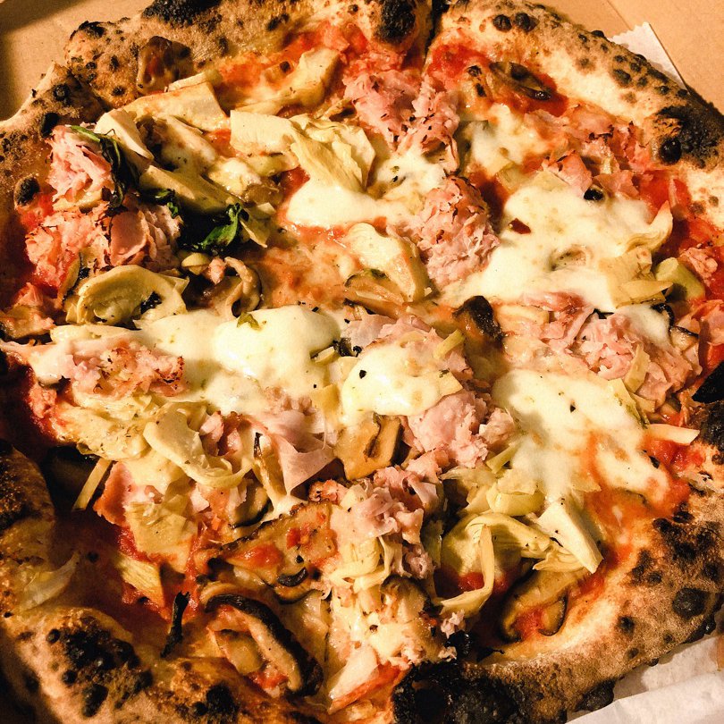 Siciliana Pizza @ Dellarocco's Brick Oven Pizza on Eaten