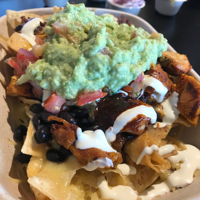 Chicken Nachos Guzman y Gomez on Eaten